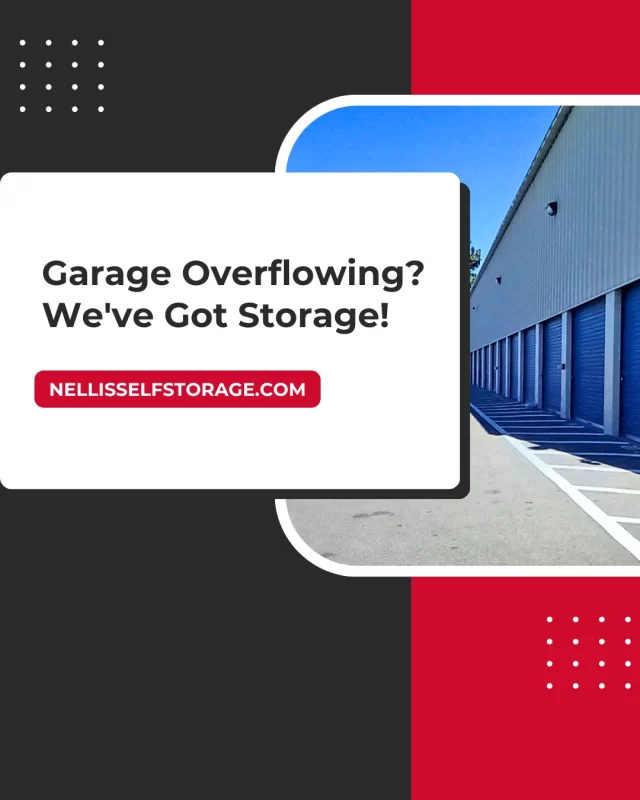 🤔 𝗧𝗶𝗿𝗲𝗱 𝗼𝗳 𝗖𝗹𝘂𝘁𝘁𝗲𝗿 𝗧𝗮𝗸𝗶𝗻𝗴 𝗢𝘃𝗲𝗿 𝗬𝗼𝘂𝗿 𝗚𝗮𝗿𝗮𝗴𝗲?
Nellis Self Storage has the perfect solution to help you reclaim your space and keep your belongings safe. Whether it’s seasonal décor, tools, or extra furniture, we offer a variety of unit sizes to fit your needs.

By moving those seldom-used items into one of our clean, accessible storage units, you’ll enjoy a more organized, functional garage. With reliable access and well-maintained facilities, we make storage simple—and your life a little more stress-free.

📌 𝗪𝗮𝗻𝘁 𝘁𝗼 𝗲𝘅𝗽𝗹𝗼𝗿𝗲 𝗮𝘃𝗮𝗶𝗹𝗮𝗯𝗹𝗲 𝘂𝗻𝗶𝘁 𝘀𝗶𝘇𝗲𝘀, 𝗽𝗿𝗶𝗰𝗶𝗻𝗴, 𝗮𝗻𝗱 𝗳𝗲𝗮𝘁𝘂𝗿𝗲𝘀?
🔗 LINK IN BIO

#storage #garage #convenientstorage #stressfree #storagerental #selfstorage #selfstorageunit #storagefacility #nellisselfstorage #lasvegas