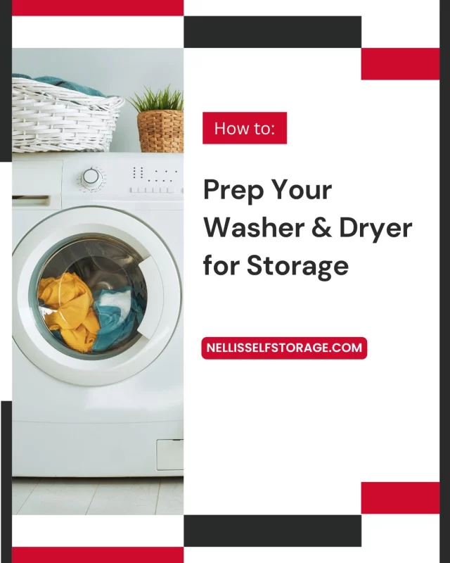📦 Storing your washer 𝗮𝗻𝗱 dryer in a storage unit? Protect your appliances and make future setup a breeze with these quick tips:

🫧 𝗗𝗿𝗮𝗶𝗻 & 𝗗𝗿𝘆: Remove all water from your washer and hoses, and make sure both washer and dryer are completely dry to prevent mold and odors.

🧽 𝗖𝗹𝗲𝗮𝗻 𝗜𝗻𝘀𝗶𝗱𝗲 & 𝗢𝘂𝘁: Wipe down the interior of both appliances. For washers, run a cleaning cycle. For dryers, remove any lint buildup.

📦 𝗕𝘂𝗻𝗱𝗹𝗲 𝗔𝗰𝗰𝗲𝘀𝘀𝗼𝗿𝗶𝗲𝘀: Place hoses, cords, and small parts in a labeled bag and store them inside the washer drum or dryer cavity.

🧵 𝗖𝗼𝘃𝗲𝗿 𝗦𝗺𝗮𝗿𝘁𝗹𝘆: Use a breathable cloth—not plastic—to protect your appliances from dust without trapping moisture.

🚪 𝗟𝗲𝗮𝘃𝗲 𝗗𝗼𝗼𝗿𝘀 𝗢𝗽𝗲𝗻: Prop the doors open slightly to allow airflow and avoid musty smells.

✅ Following these tips will help ensure your appliances stay in great shape while in storage!

📌 𝗪𝗮𝘀 𝘁𝗵𝗶𝘀 𝗵𝗲𝗹𝗽𝗳𝘂𝗹? Follow us for more smart self storage tips and tricks! ✨

#washer #dryer #appliances #storagetips #selfstorage #storagespace #storagerental #organizedliving #nellisselfstorage #lasvegas